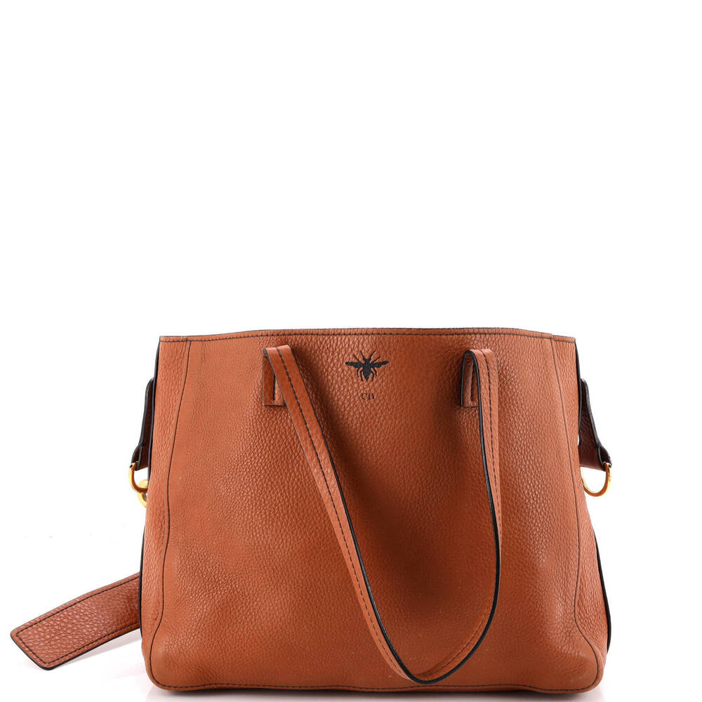 Christian Dior Medium D-Bee Shopper Tote Leather